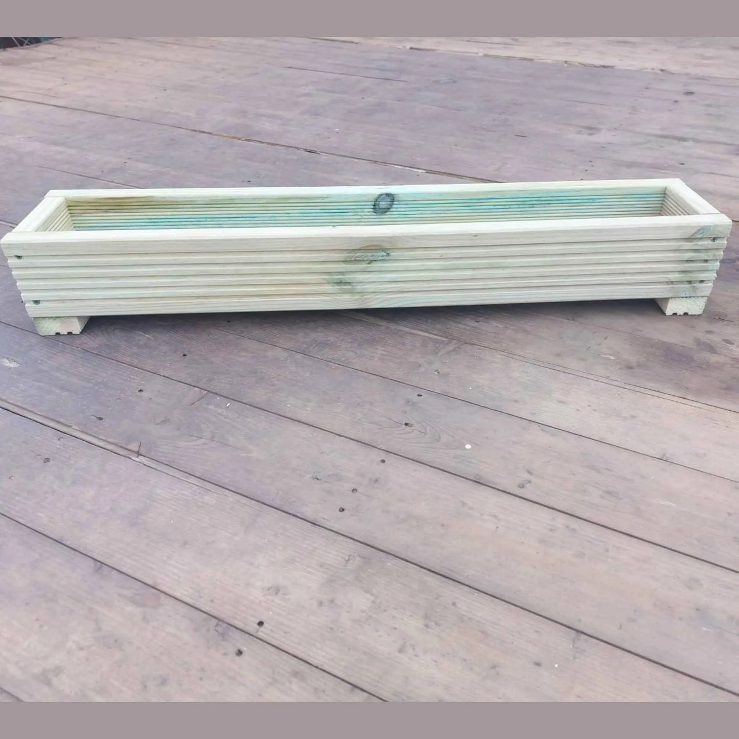 90cm Long Wooden Decking planter - Summer Wooden Planters