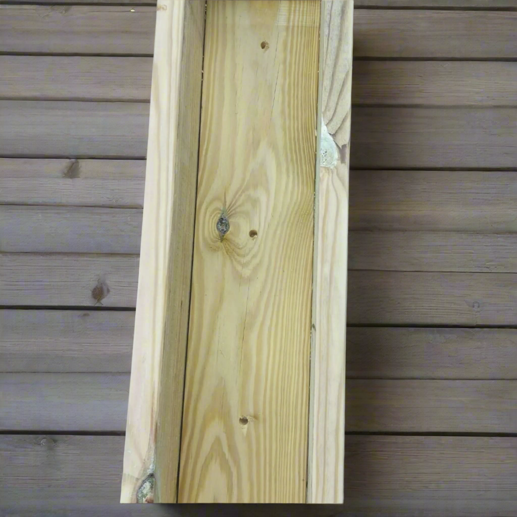 40cm high Raised wooden decking planter planter