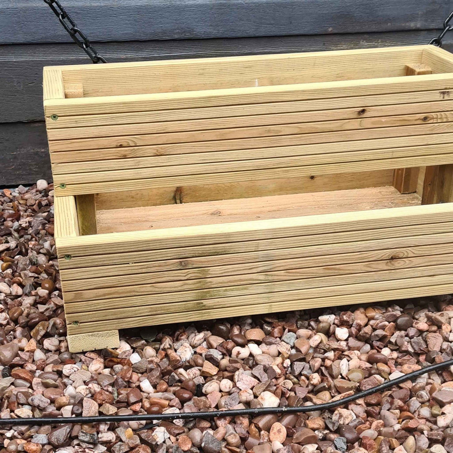 L-Shaped 2 Tier Decking planter