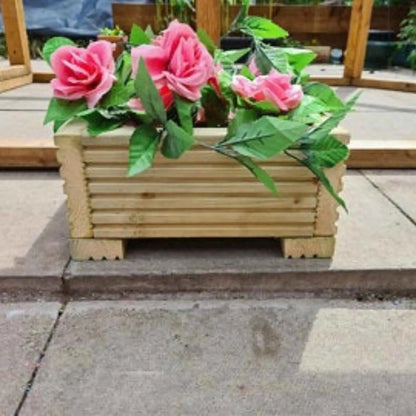 30cm Long Wooden Decking Planter - Summer Wooden Planters