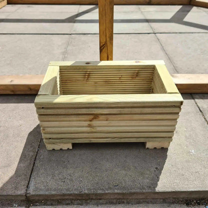 30cm Long Wooden Decking Planter - Summer Wooden Planters