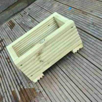 30cm Long Wooden Decking Planter - Summer Wooden Planters