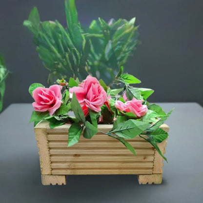 30cm Square Wooden Decking Planter planter