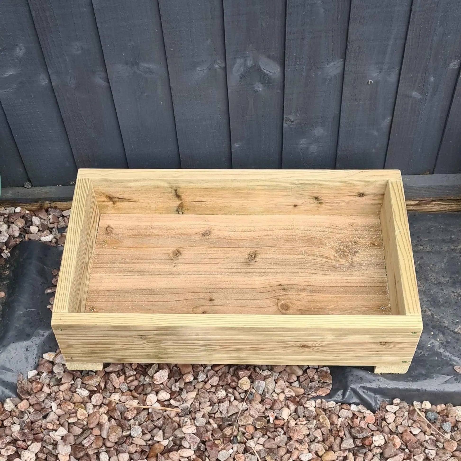 35cm Wide Decking Planters 3 heights to choose from - Summer Wooden Planters