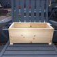 40cm Rustic Wooden Planter box - Summer Wooden Planters