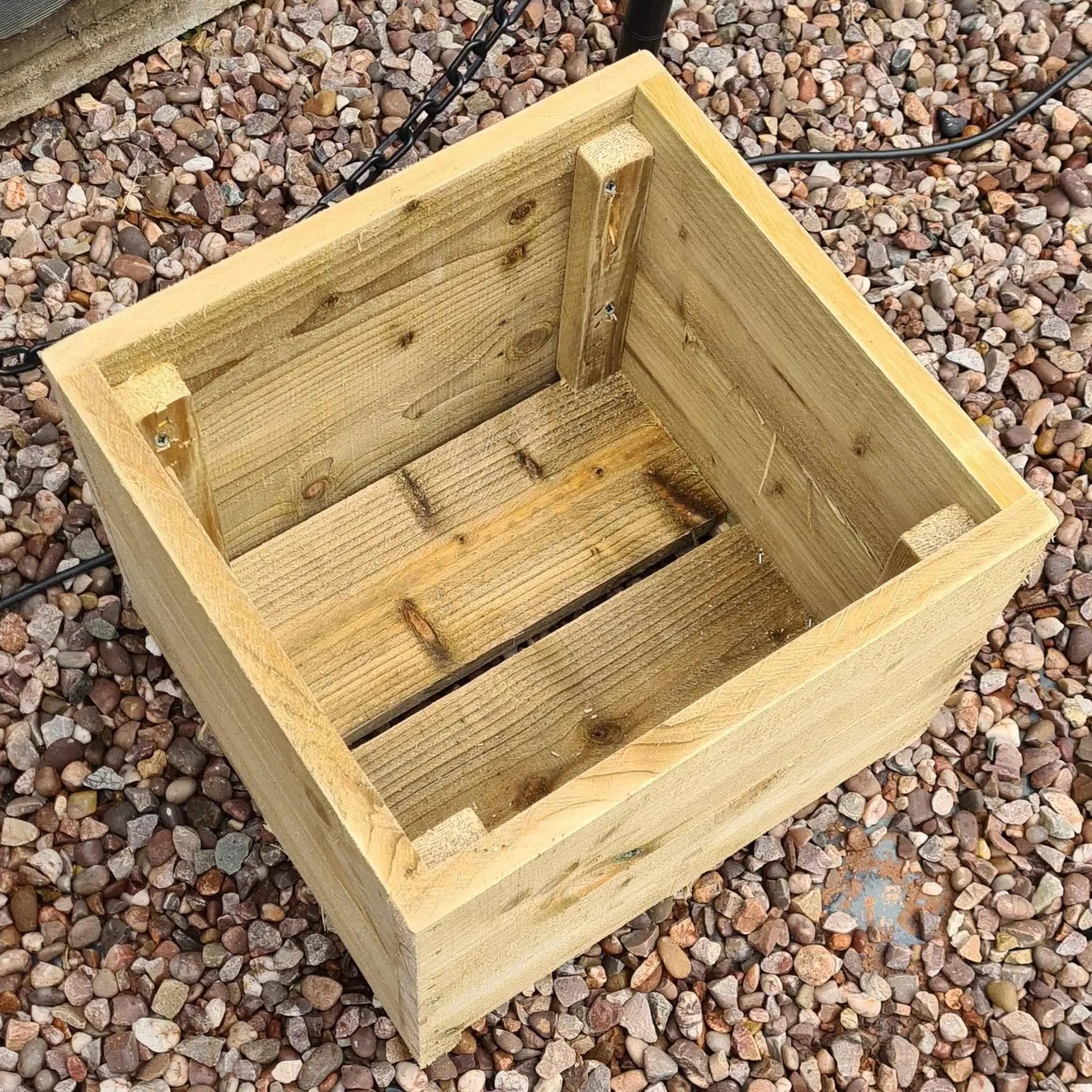 40cm Square wooden Planter in 3 heights - Summer Wooden Planters