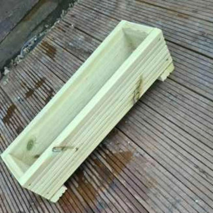 70cm Long Wooden Decking Planter - Summer Wooden Planters