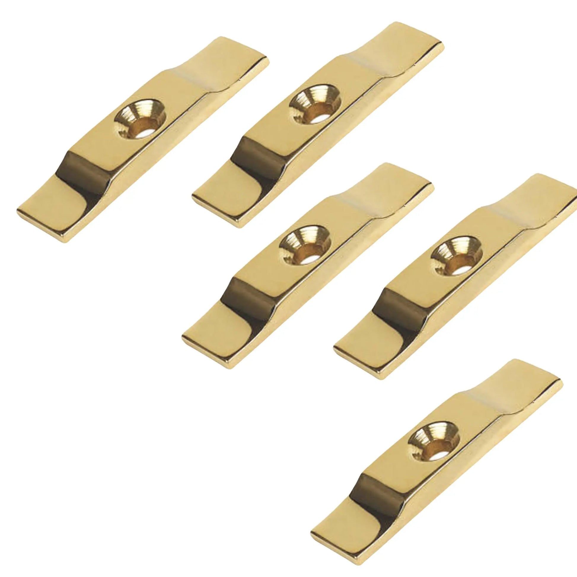 Brass Turn Button latch - Solid Brass Cabinet Flip Turn - 35mm latches