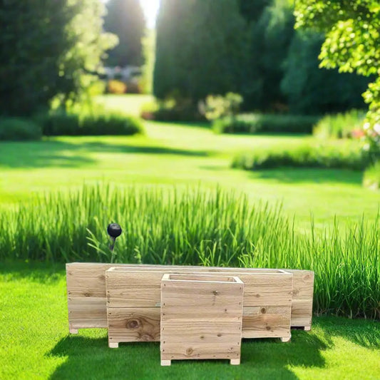 Large 2 Tier Planters wooden garden planters various sizes planter