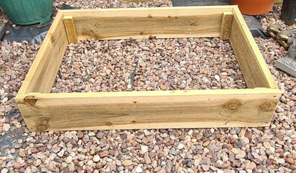 Timber Wooden Raised planter Beds choose from 3 hights - Summer Wooden Planters