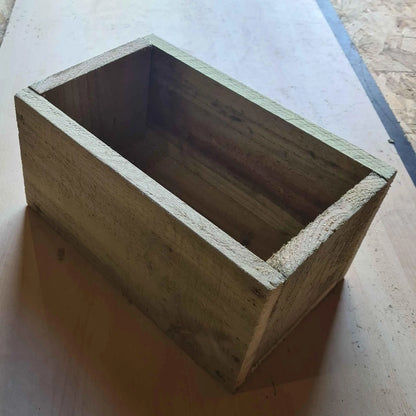 Wooden Rustic Planter Window Box - Summer Wooden Planters