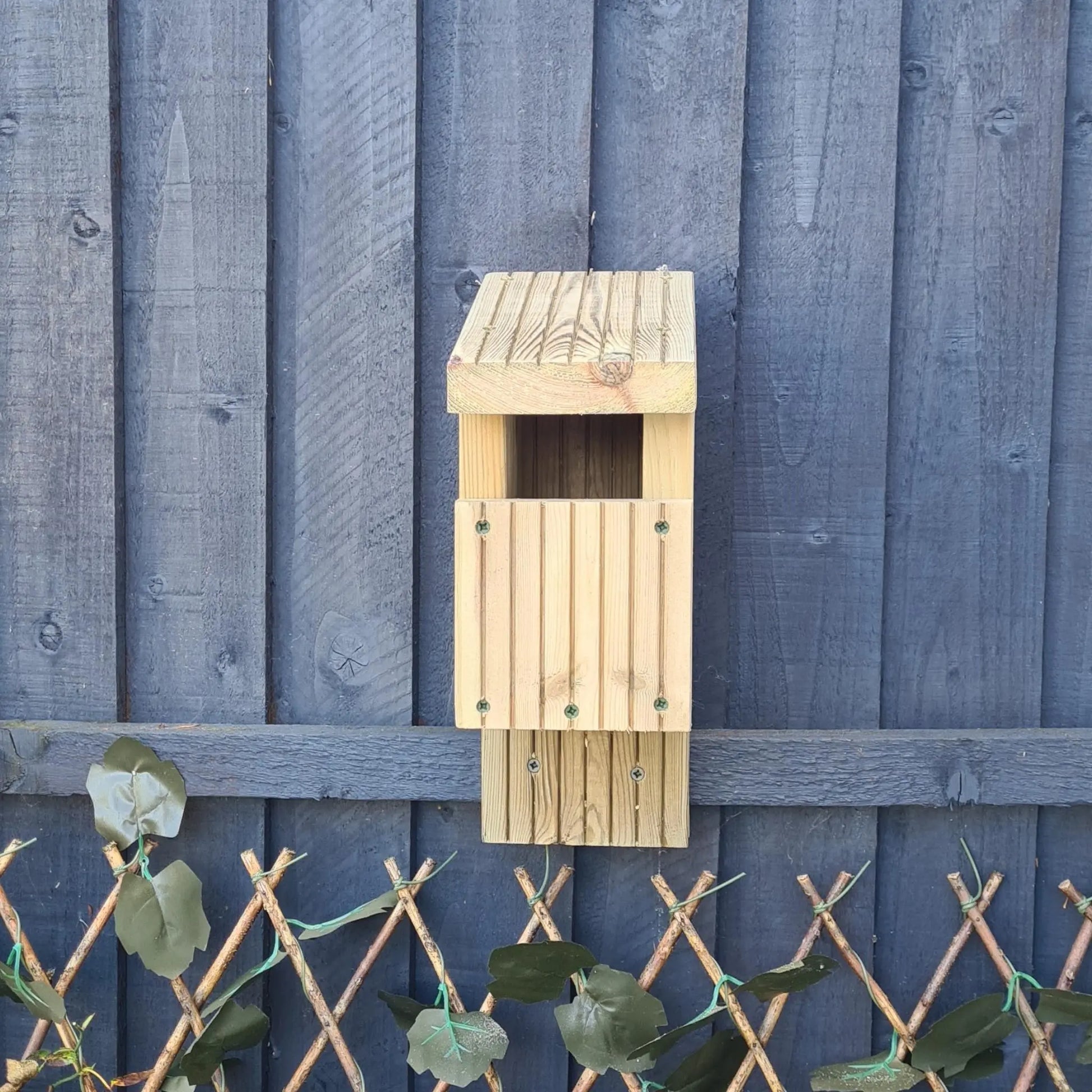 Summer Wooden Planters open faced nesting box for birds bird box