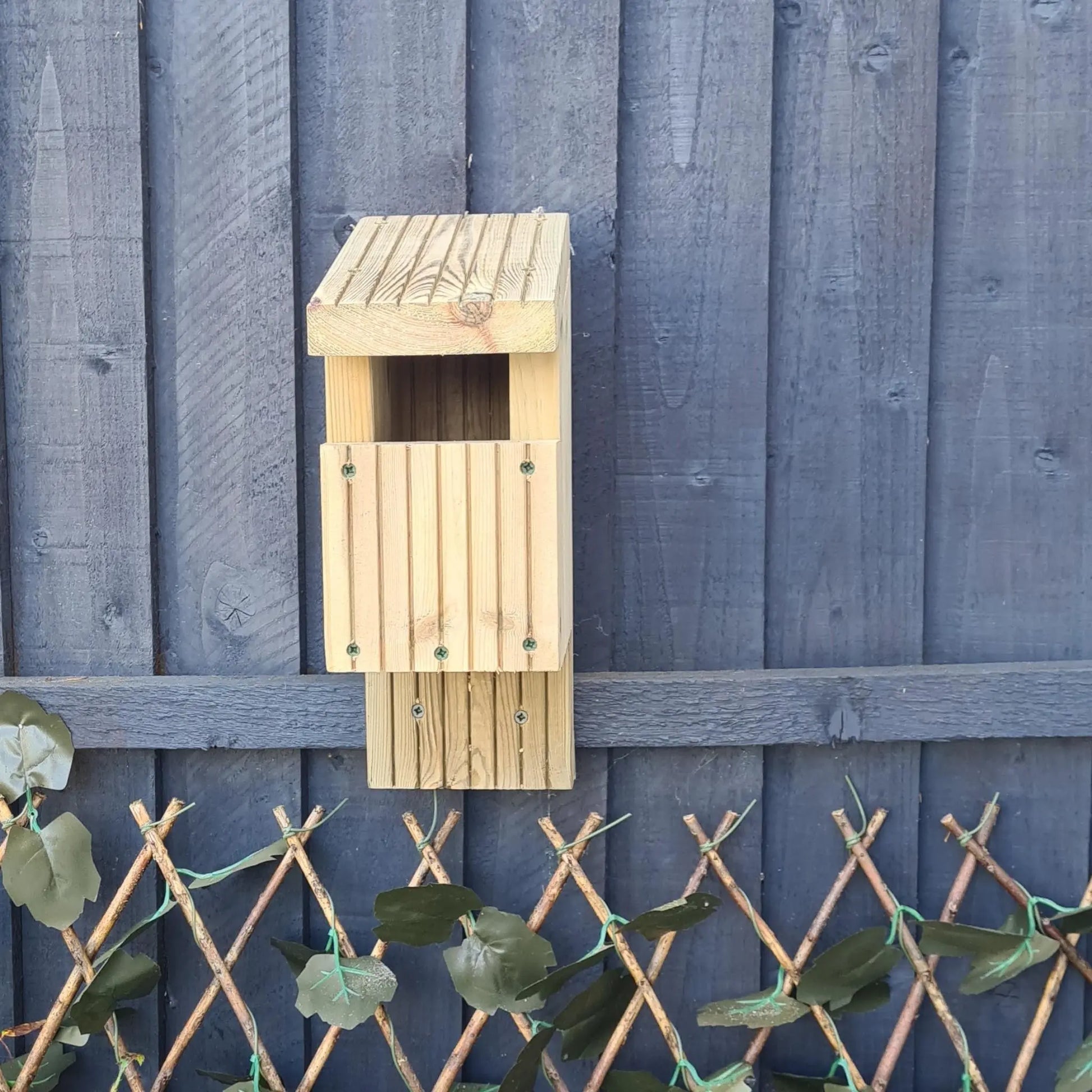Summer Wooden Planters open faced nesting box for birds bird box